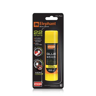 กาวแท่ง 22 กรัม ตราช้าง  Sticko